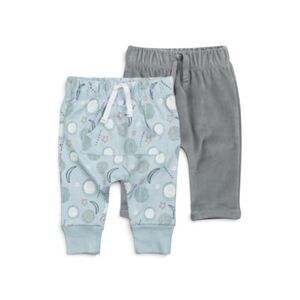 NWT Mac & Moon NB Jogger Pants Set 2-Pack Mint Space Moon Grey Velour $20